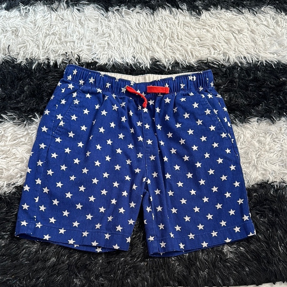 Crewcuts Boy’s Blue Star Print Shorts, Sz 12